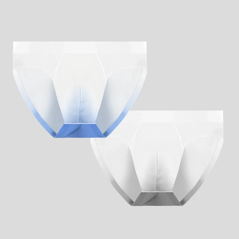 5PCSM ملابس داخلية للرجال، سراويل داخلية من الحرير الجليدي للرجال، قابلة للتنفس في الصيف، سريعة الجفاف، شورت بدون خياطة، شفافة رفيعة للغاية، شخصية