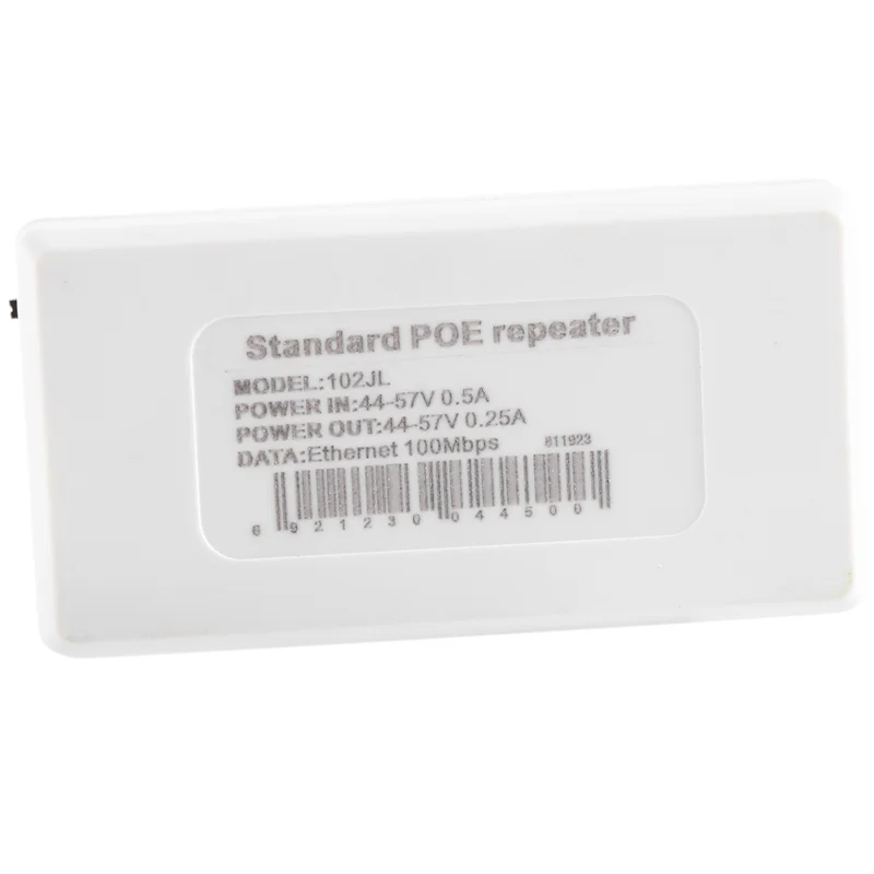 Sensitive 2 Port POE Repeater 10/100Mbps 1 To 2 Poe Extender With IEEE802.3Af/At 48V For Poe Switch NVR IP Camera AP Accessories