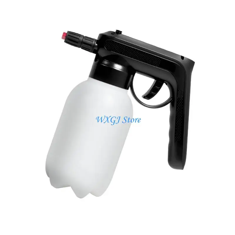 

37JE Electric Foam Sprayer 1.5L Rechargeable Handheld Cordless Foam Sprayer Bottle for Car Washing Cleaning Garden Watering
