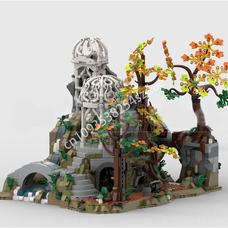 

1707pcs MOC Elven Sanctuary- Segment 3 The Lord Building Blocks Hands-on ability up Adult collector Christmas toy Gift
