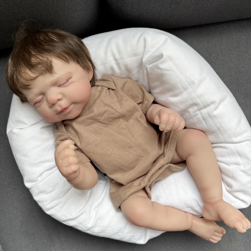NPK 18'' Handmade 3D Skin with Visible Veins Baby Reborn Pascale Newborn Baby Size Real Looking Baby Dolls