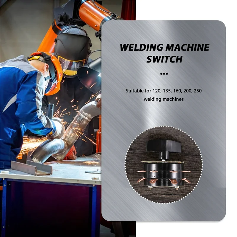 Welde Switch KDH-40 / 2-8 Contactor 8 Bit 2 Phase 16 Pin 40A Welding Machine Switch Rotary Switch Copper Needle Silver Plated-Ho