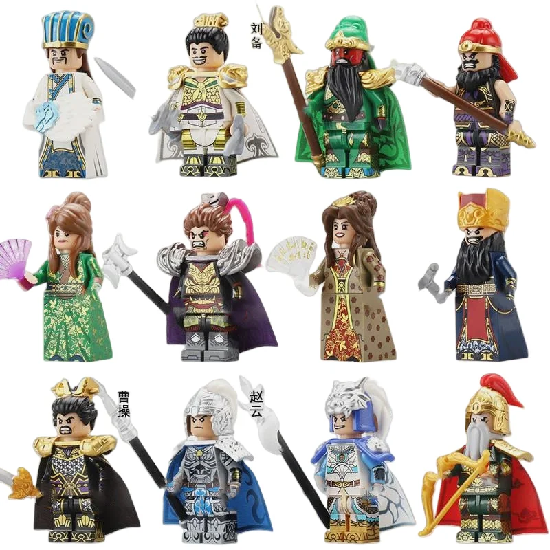 New Hero Barbarian King Three KingdomsMediaeval Times Mini Dolls 4.5CM Figures BuildingBlocks Bricks Toy for Children Gift