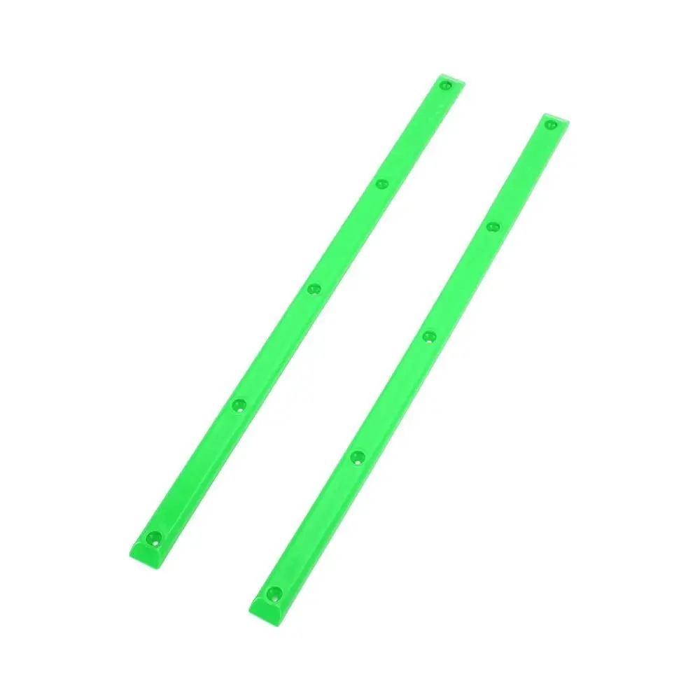 2Pcs Durable ABS Rib Bones Rails Colorful 36.5x1.7cm Skateboard Rail Guards Skateboard Rail Skateboarding