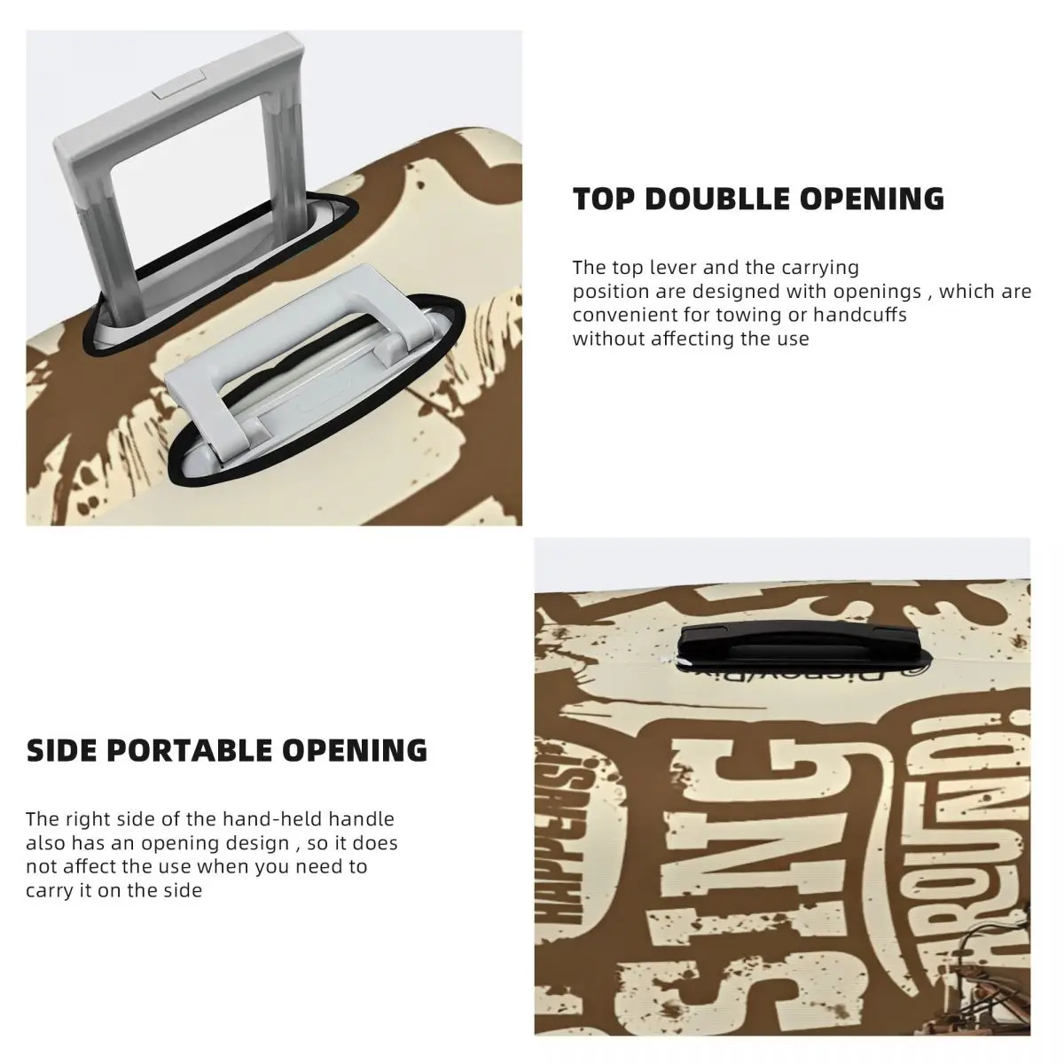 غطاء حقيبة Lightning Mcqueen لحماية رحلة الرحلات البحرية وإكسسوارات الأمتعة الممتعة للعطلات