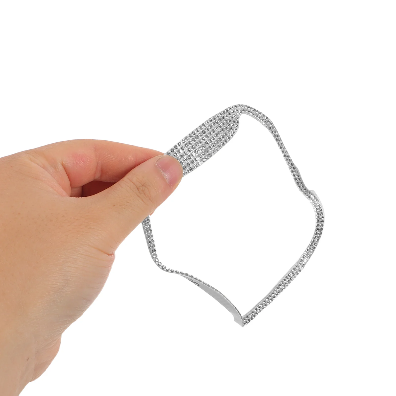 

Luxurious Rhinestone Steering Wheel Decal Car Decoration Sticker Precise Fit Comfortable Grip Auto Accessory 2015-2021