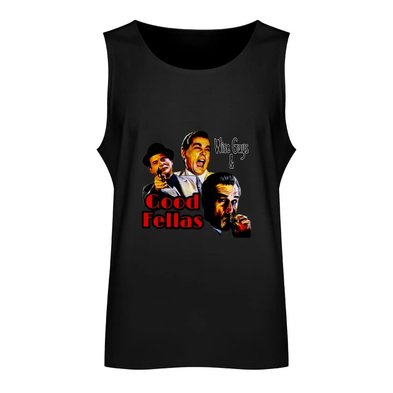 Goodfellas Wiseguys Gangster Mafia Mobster American Movie Painting Tank Top Vest gym shirts sleeveless gym shirts male