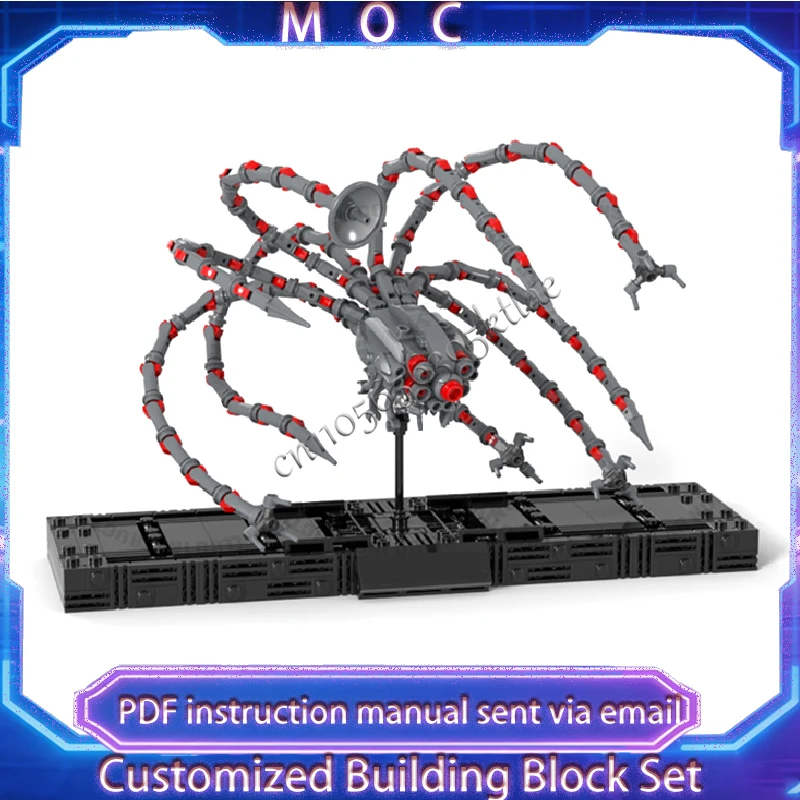 

624 детали MOC: Модель-конструктор «Известный научно-фантастический фильм: Страж-осьминог», креативный конструктор-головоломка для самостоятельной сборки, подарки на праздники
