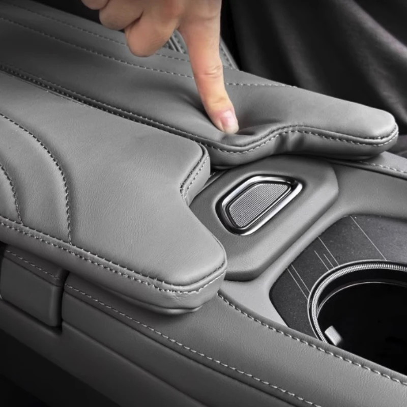 For ZEEKR 001 2021-2025 Center Console Armrest Booster Pad Protective Cover Interior Styling Modified Accessories