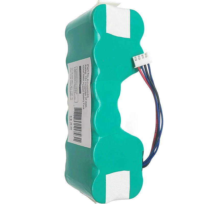 12V NIMH Replacement Battery for Ecovacs Robotic Vacuum Sweeper DE33 DD35 DE55 DE5G DM88 DG710 DG716 Deebot OZMO 610 901 902