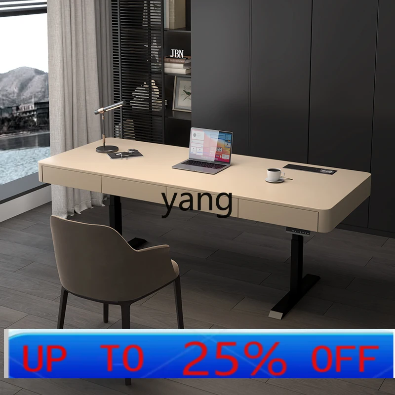 

LH light luxury advanced sense solid wood intelligent electric lifting table