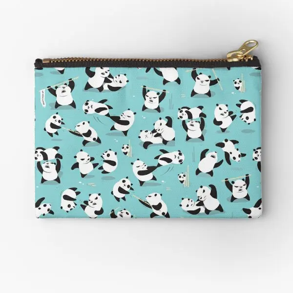 Pandamonium Zipper Pouches para Homens e Mulheres, Bolsa de Moedas, Carteira, Roupa Interior, Embalagem, Bolso Puro, Armazenamento, Meias Pequenas, Calcinhas, Dinheiro, Cosmético