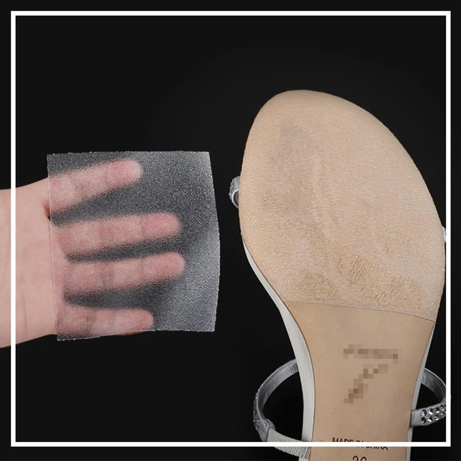 - Self-Stick Pads Sole Shoe Bottoms Slip Resistant Shoe Sole Cover for Heels