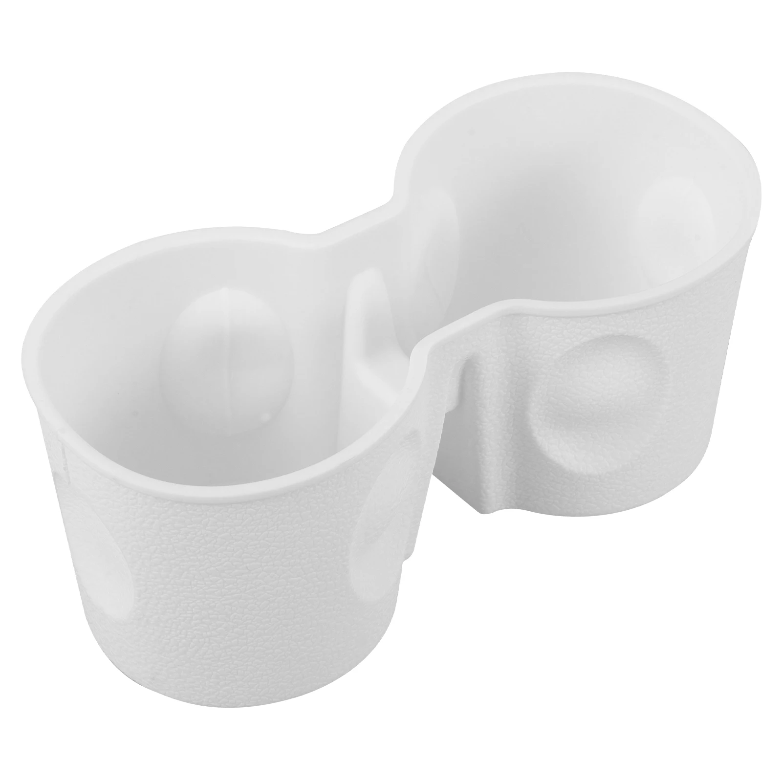 

Water Coaster Cup Holder Insert Car Center Console Limiter Stabilizer Storage Box Silicone Beverage ganizer White