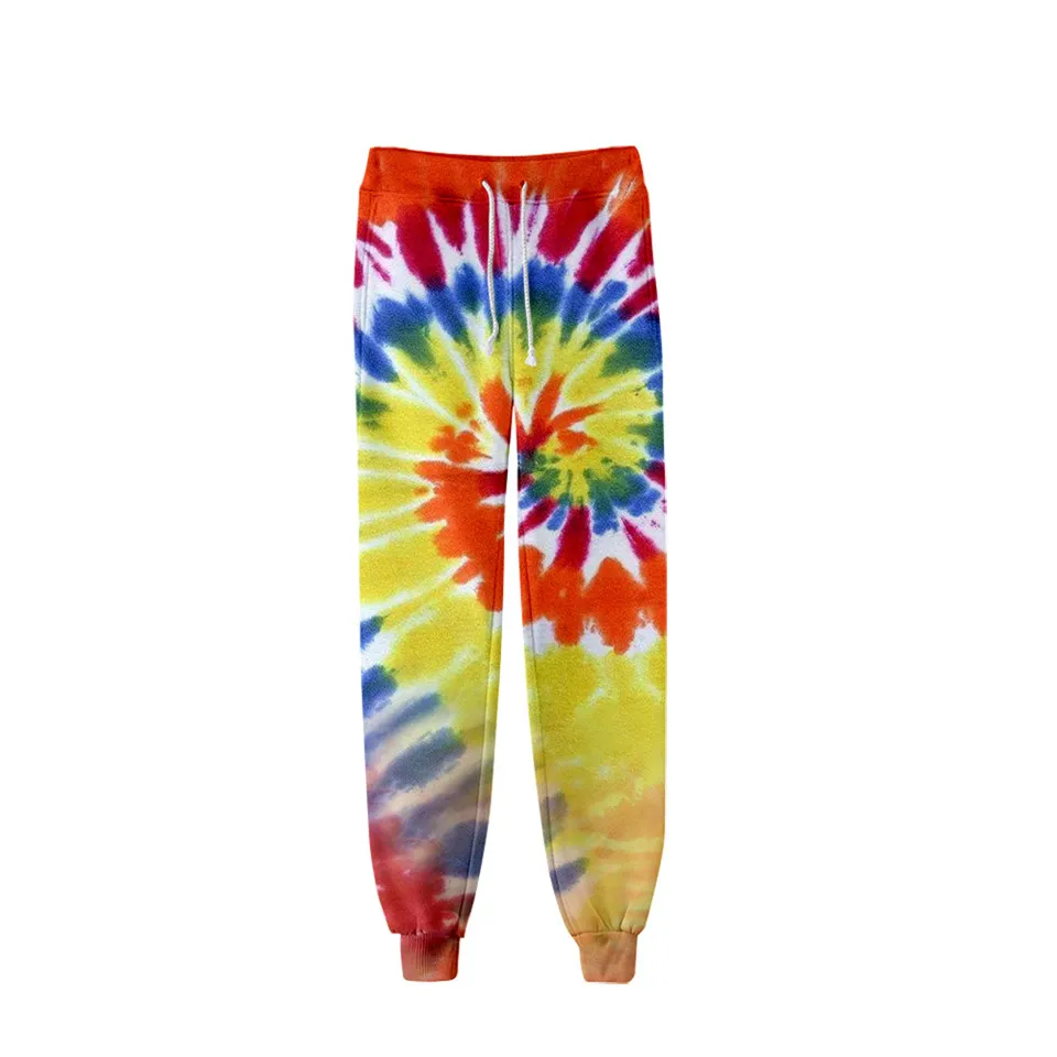 นีออน Hip hop Dizzy Arts 3D กางเกงผู้หญิง/ผู้ชาย Joggers กางเกงหลวมกางเกง Psychedelic Vortex ชาย Sweatpants