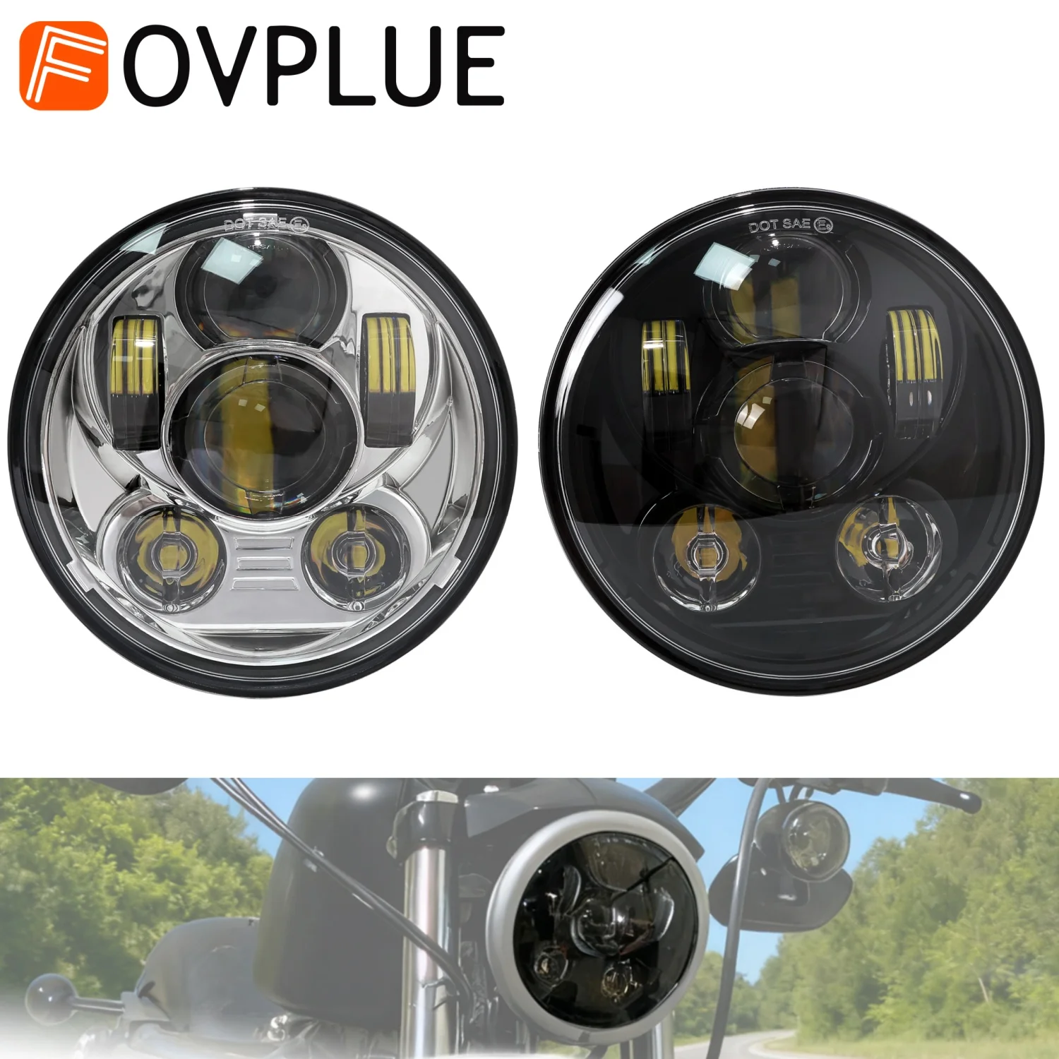 faro-led-drl-da-5-3-4-575-per-moto-harley-softail-dyna-low-rider-street-bob-sportster-iron-883-xl-1200