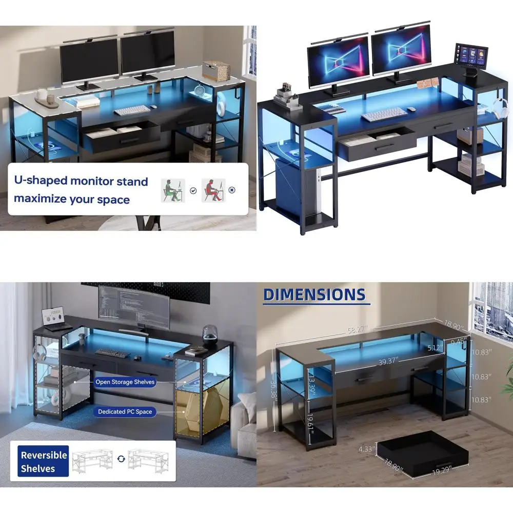 58 Led-Lit Gaming D…