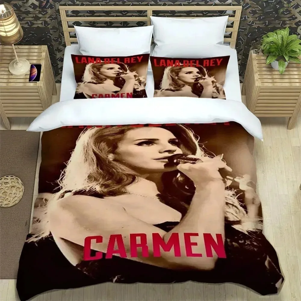 Singer Lana Cover Sets,Anime Cosplay Duvet Bed Linen set,3d Bedding Set Bed Cover,King Size
