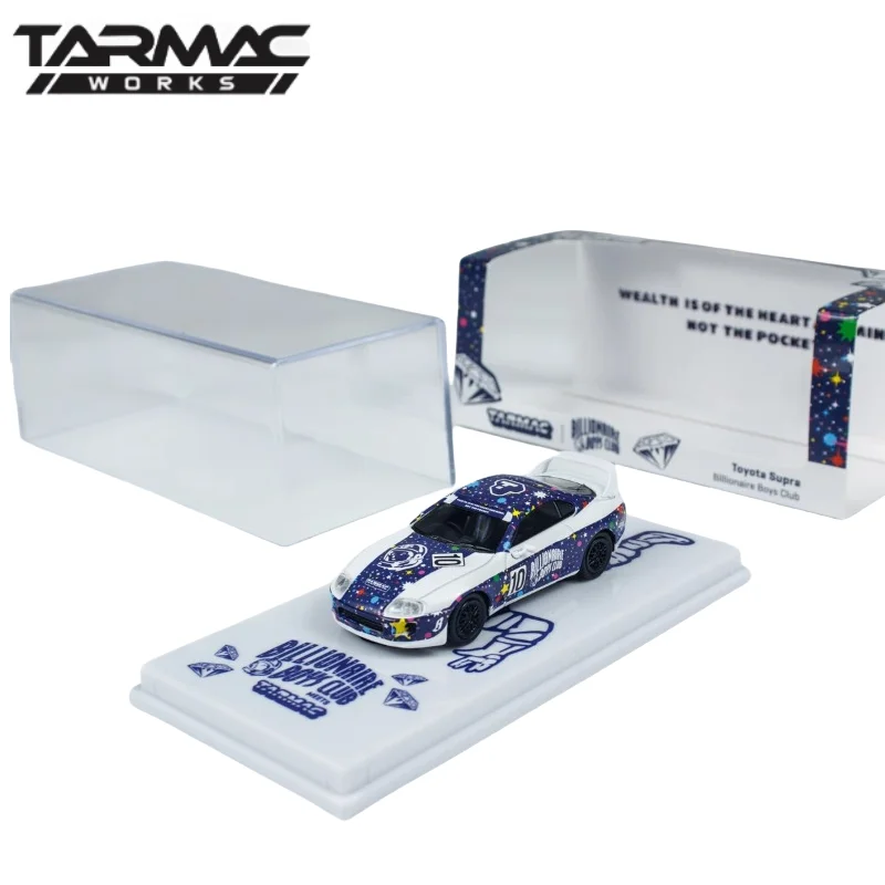 

In stock 1:64 Toyota Supra Billionaire Boys Club die-cast alloy car model, Boys' holiday gift toy, adult collectible ornament.