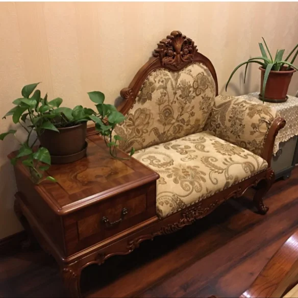 Solid wood chaise longue chaise longue chaise longue sofa single  bedroom