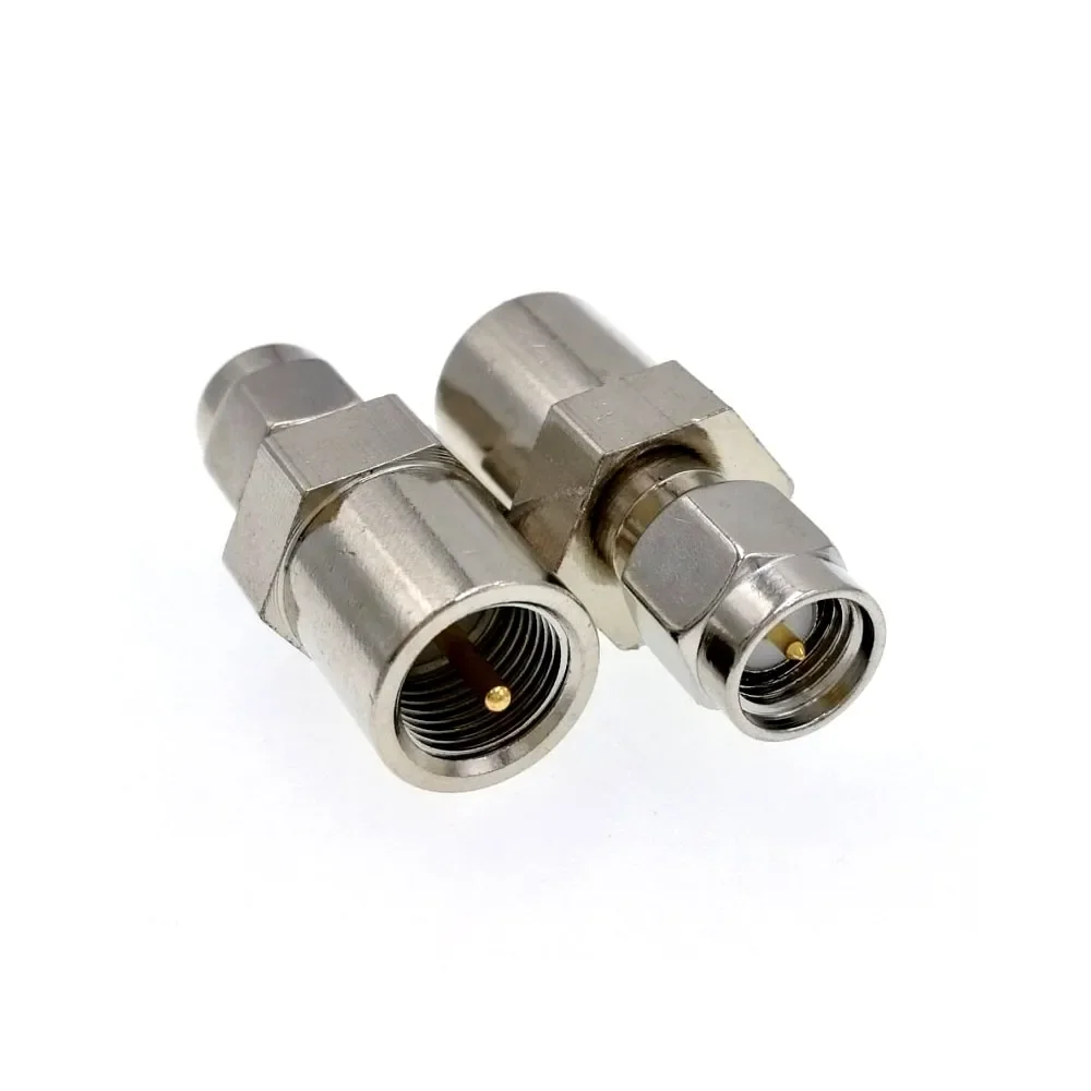 10pcs SMA-FME Adapter SMA Male Plug To FME Male Straight RF Connector Adapter