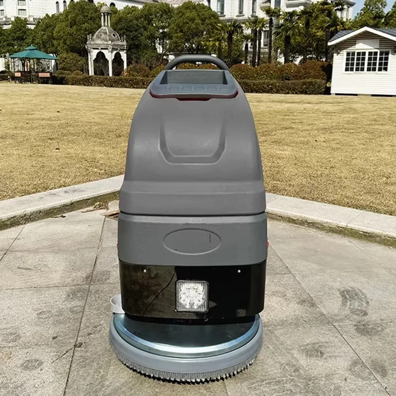 

Compact Walk-Behind Automatic Scrubber Electric Push Floor Cleaning Machine Washer