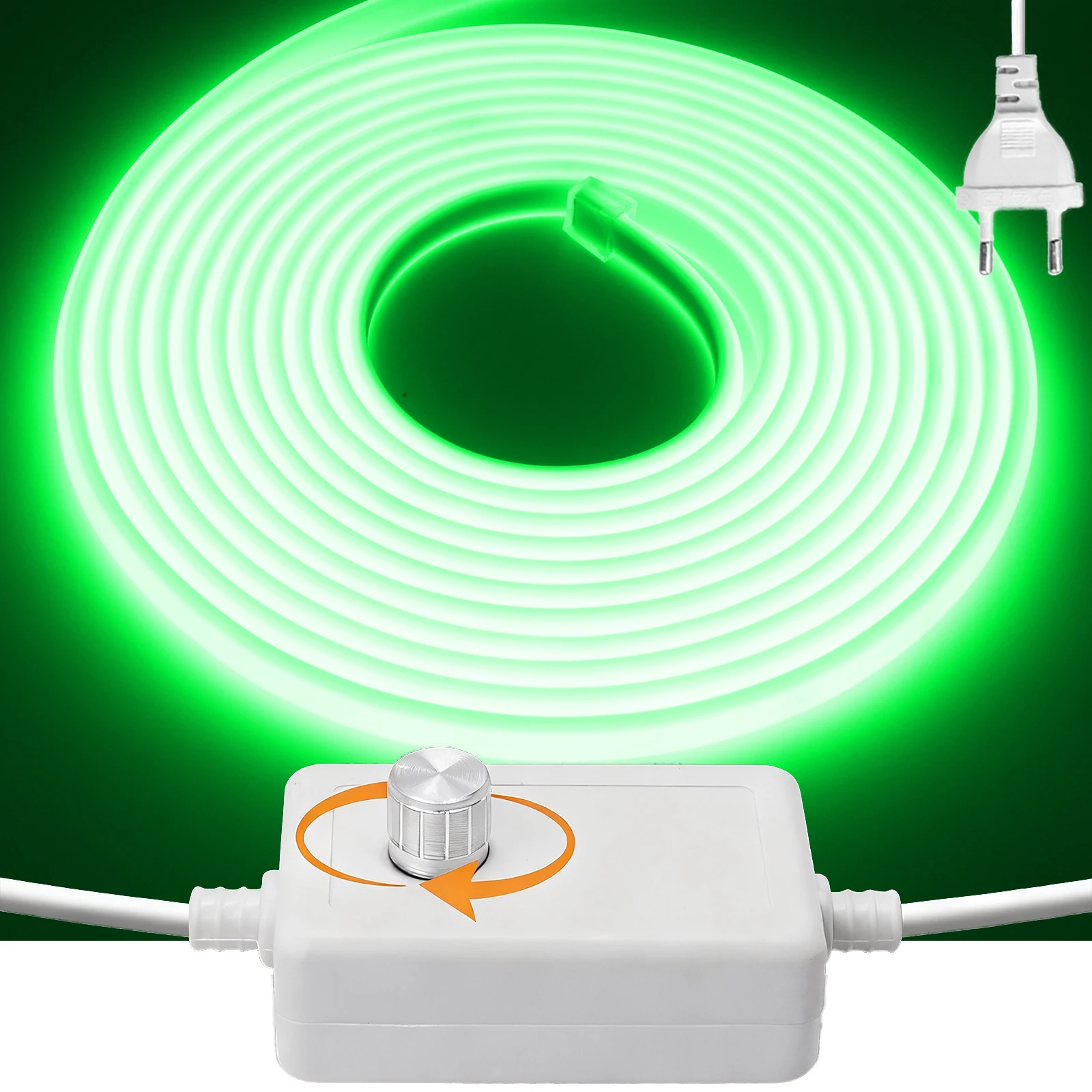 220 فولت Cob LED قطاع ضوء IP65 مقاوم للماء 288 المصابيح/م عكس الضوء المطبخ غرفة نوم عالية الكثافة شريط مرن أبيض أزرق أخضر أحمر