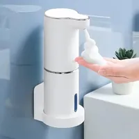 White 300ML Automatic Foam Soap Dispenser Smart Infrared Liquid Hand Sanitizer Pump Machine for Kitchen Bathroom