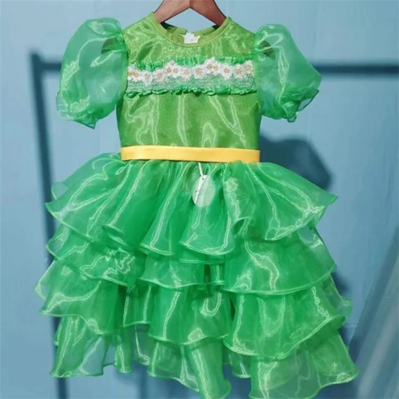 

Embroidered organza party children's dress princess dress 2022 new piano performance dress catwalk