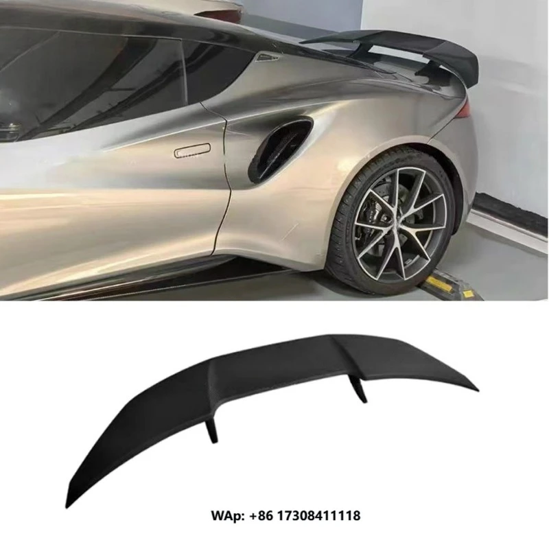 PU Carbon Fiber Wholesale High Quality Lotus Emira Dry Carbon Fiber Tail V-Shaped Car Spoiler Body Kit