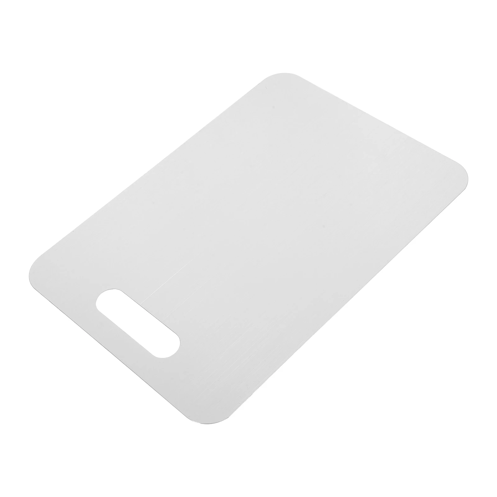 

Stainless Steel Cutting Board 34x23cm Double sided Chopping Boards for Meat Vegetable Kitchen Metal Fruit Pizza Cheese Serving