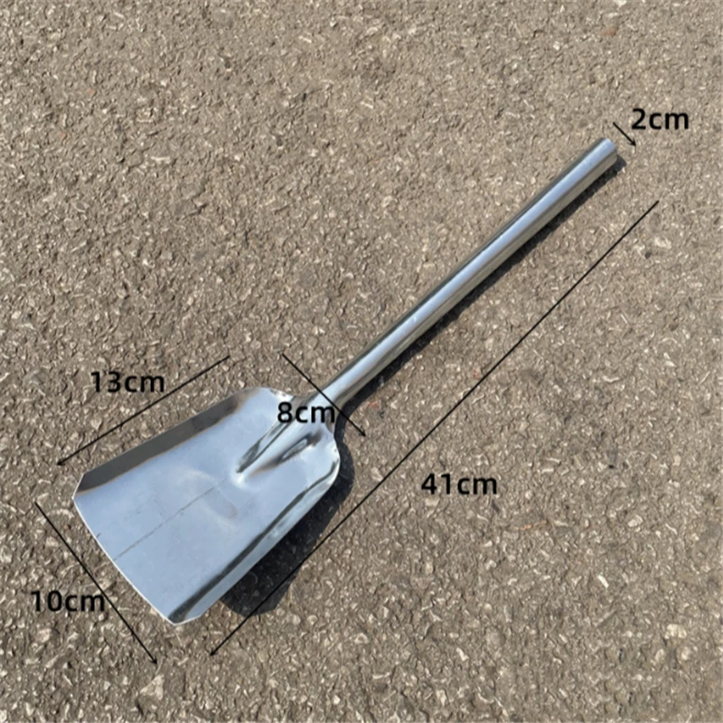 Iron Charcoal Shovel Waterproof Fireplace Shovel For Kitchen Ash Soil Garbage Cleaning Tool Wood Burner Accessories FirePlace
