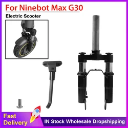 Modificted Front Suspension Kit For Segway Ninebot Max G30 Electric Scooter Front Fork Shock Absorber Assembly With Foot Support