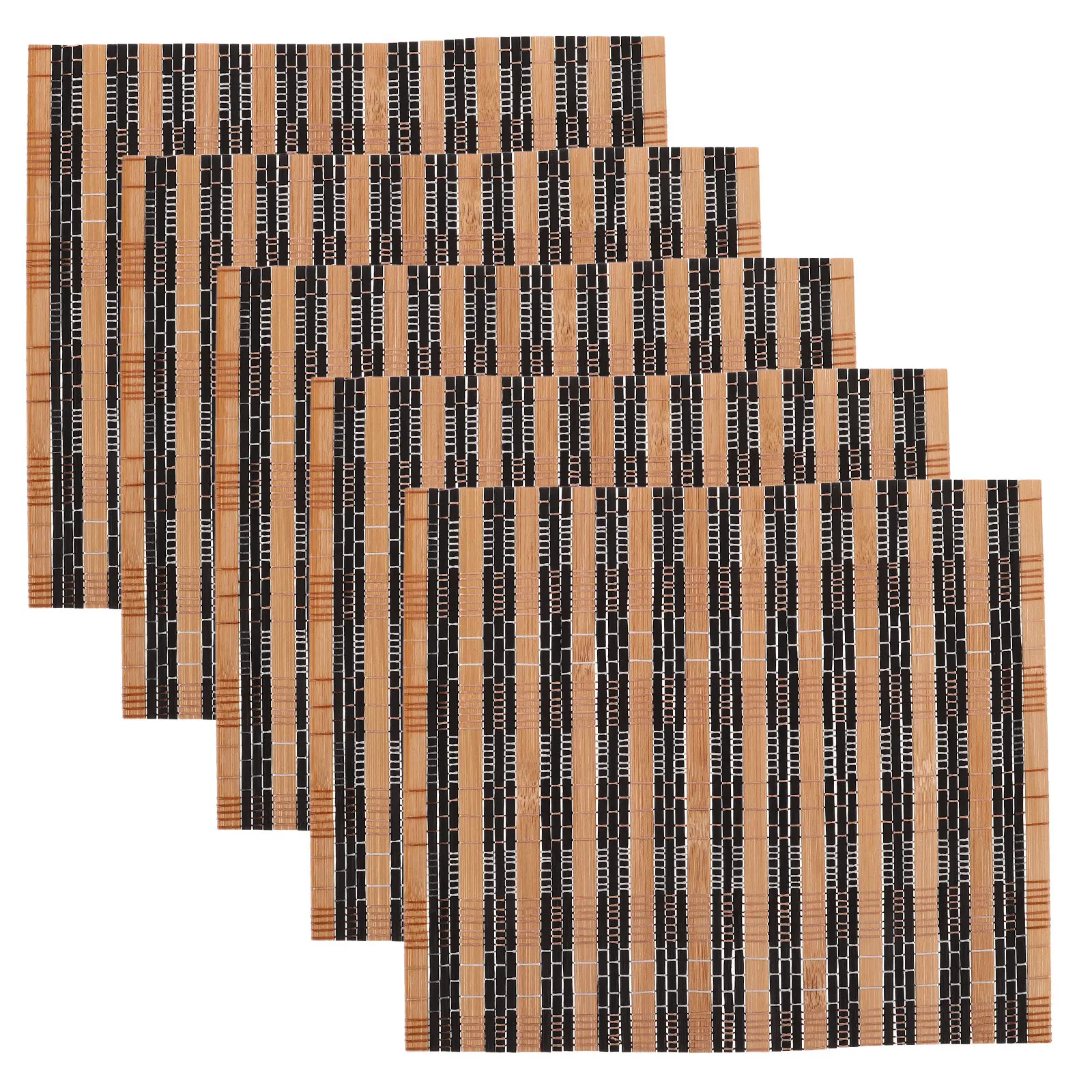 Bamboo Bath Mat - 5 szt. bambusowych podkładek termoizolacyjnych do