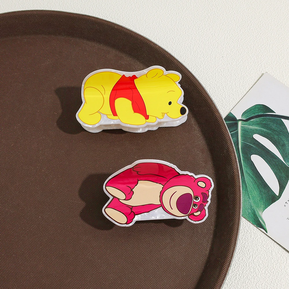 قطعة واحدة/5 قطع من مخلب شعر ديزني ويني ذا بوه، إكسسوار شعر متعدد الوظائف #3