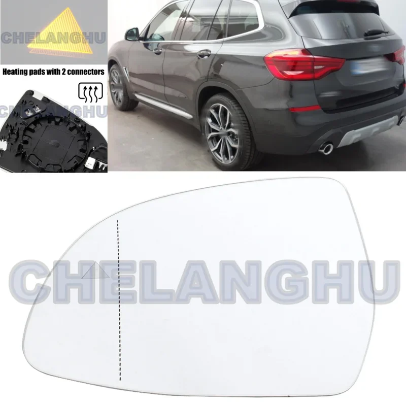 

For BMW X3 G08/G01 F25 X4 G02 X5 G05 X6 G06 X7 G07 2018 2019 2020 2021 2022 2023 Left Rear Heated Blind Line Blind Spot Mirror