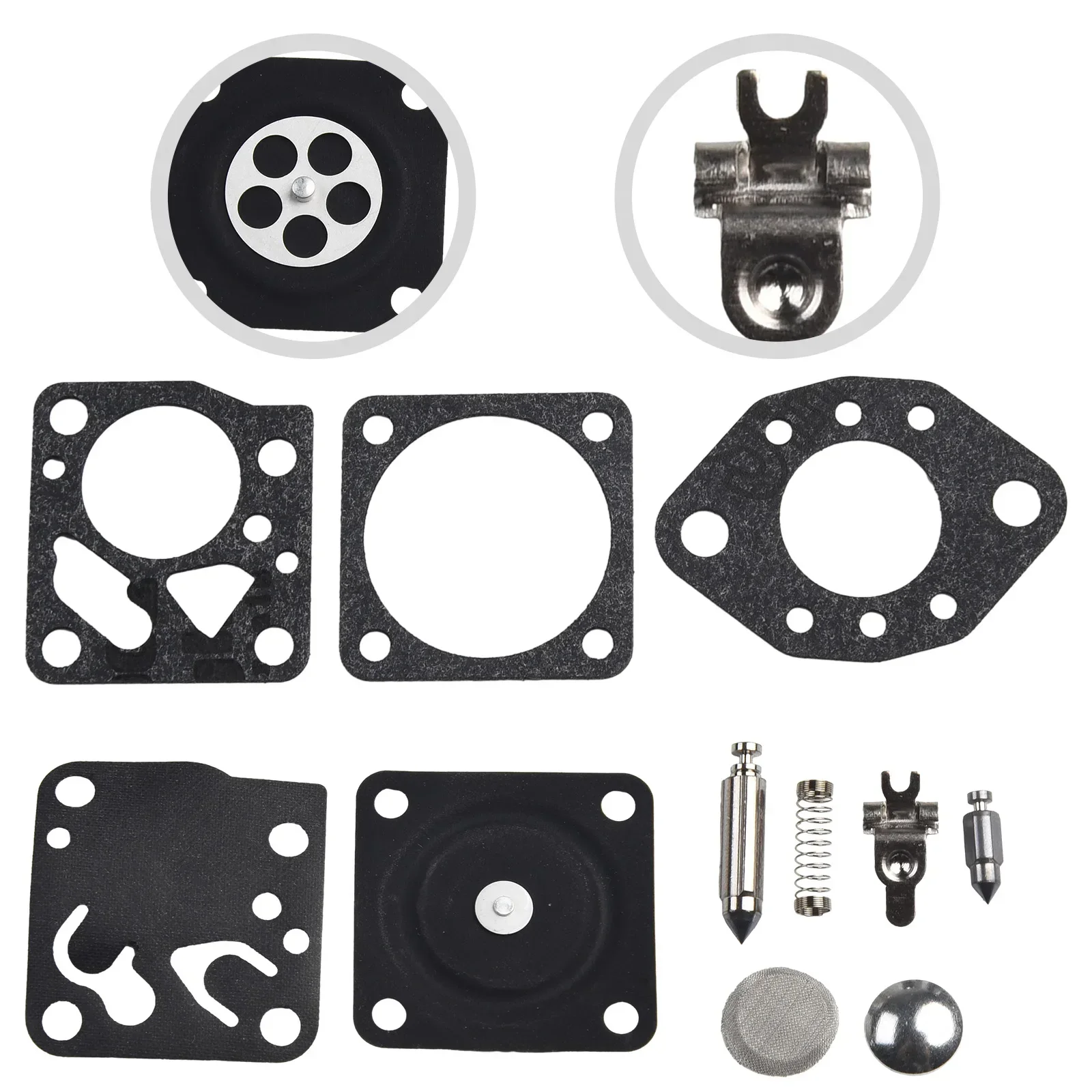 Seal Membrane Carburetor Lawn Mower Accessories Diaphragm Carburetor Set For Tillotson RK 14HU 15HU Repair Rebuild Kit