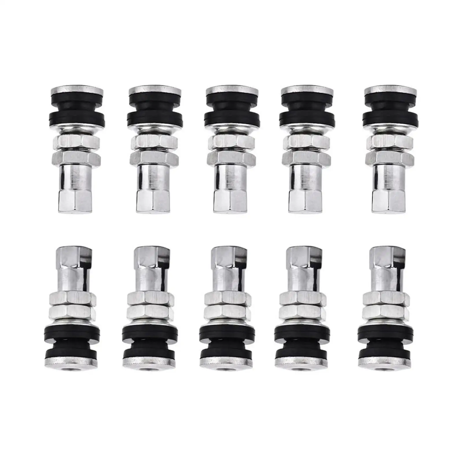 Aluminum Alloy Tyre Valve Short Stems Tubeless Leak Resistant Tire Valve Caps for Boat Trailer ATV Motorcycle TR161
