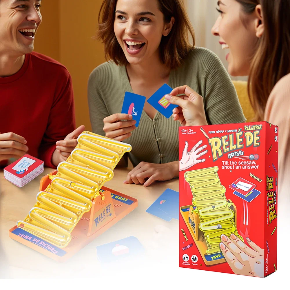 قاعدة معركة Tilt & Duel - لعبة تفاعلية شفافة على الطاولة مع تحدي موازنة الفيزياء، مثالية لمتعة الأسرة/التجمع الاجتماعي