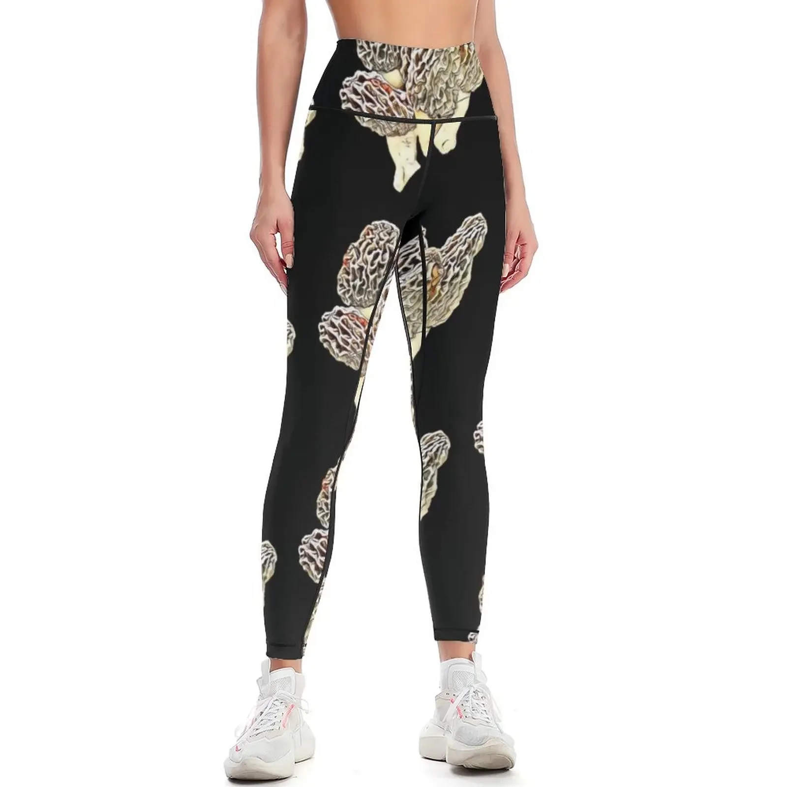 

Artistic Morel Mushrooms Leggings sport pants push up fitness sports shirts gym fitness set gym Womens Leggings