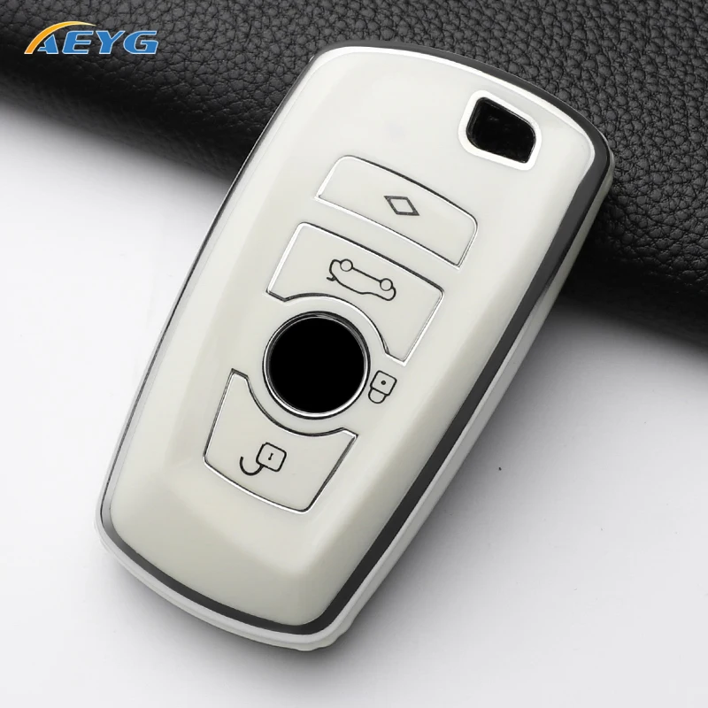 TPU Car Remote Key Case Cover For BMW 520 525 f30 f10 F18 118i 320i 1 3 5 7 Series X3 X4 M3 M4 M5 Key Chain Accessories