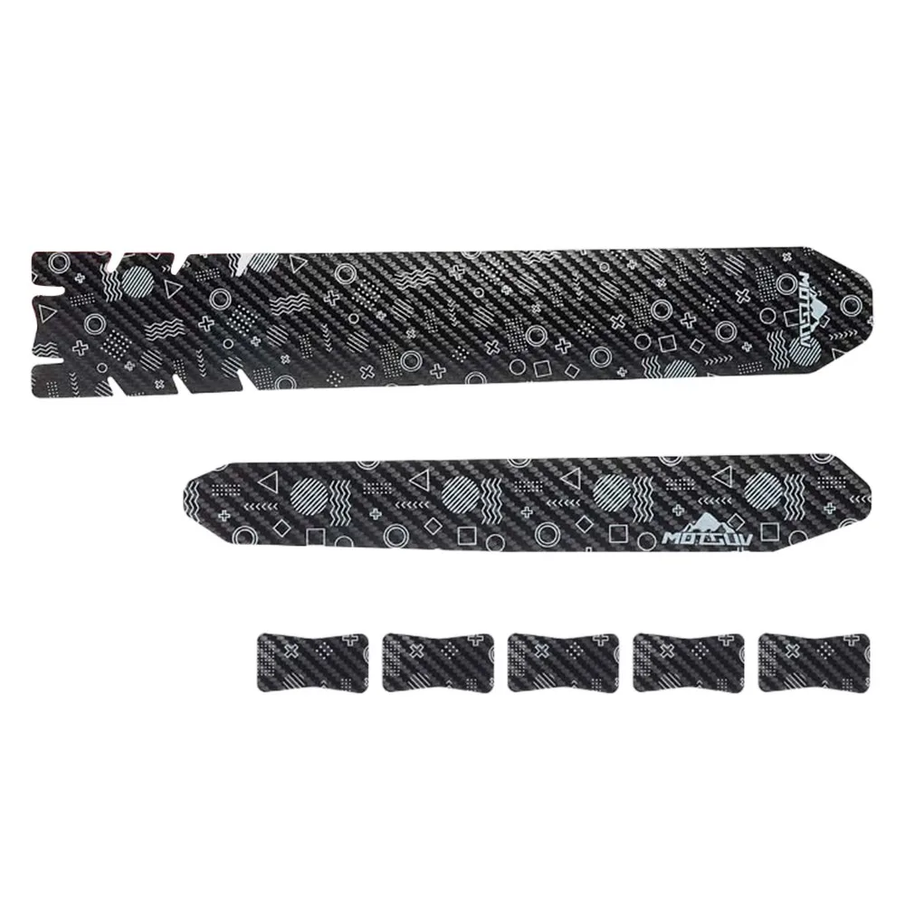 

Black Bicycle Chain Protective Sticker MTB Bike Care Bike Frame Sticker Cycling Accessories Anti-scratch Chain Guards Decals