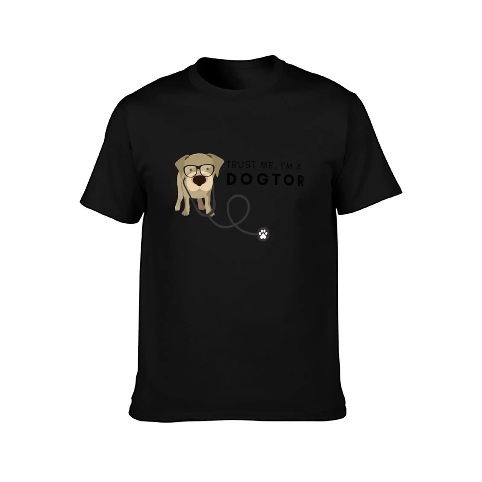 Funny Trust Me, I'm a Dogtor (doctor) gift for doctors, medical students, dog / puppy lovers T-Shirt, Summer Casual Cotton Tee