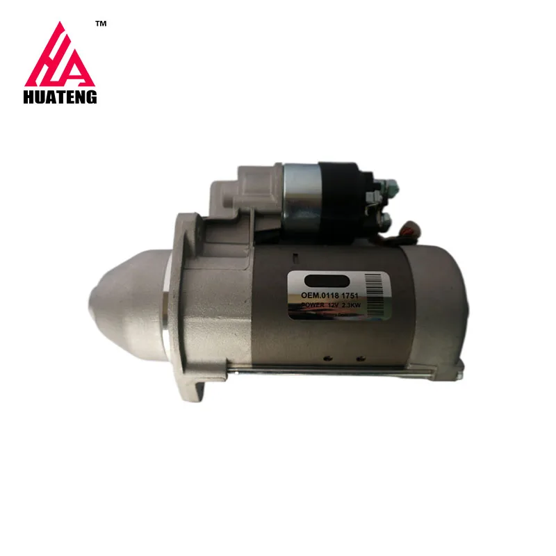 1011 2011 Engine Parts 12v 2.3kw Starter 0118 1751 0118 2384 0118 1751 0118 3599 0118 2382 0118 3404