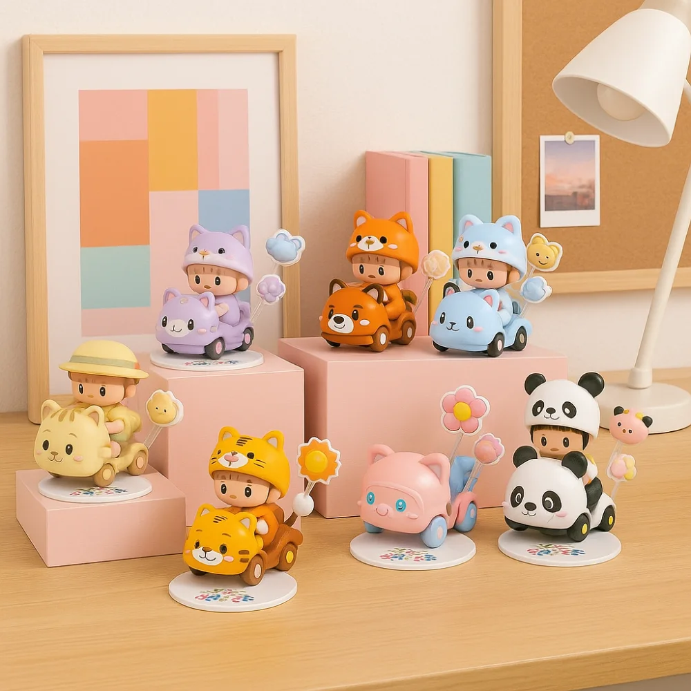 

Learning Assemble Pet Rocking Car Assemble Toys Small Particles FOOD Truck Rocking Car Building Blocks 190pcs+ Fruit Shop