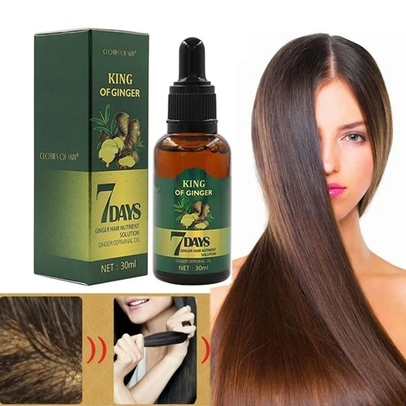 7 Days Germinal Hair Growth Serum Essence Oil Hair Loss Treatment Growth Hair for Men Women for Damaged Hair Repair Natural Hai