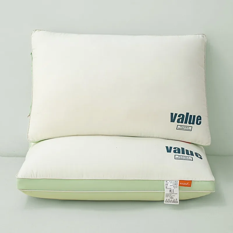 Double Sided 48x74cm washed cotton pillow core does not collapse single pillow core