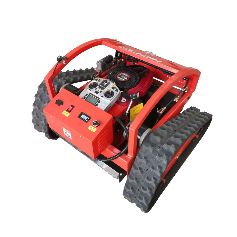 Remote Control Lawn Mower Grass Cutter Cropper Machine