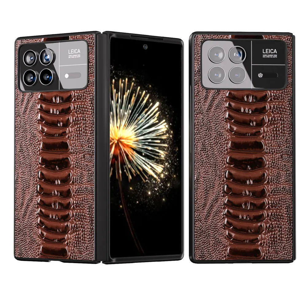 Abeel-本革のスリムケース,オリジナルのXiaomiダチョウのフットアーマー,完全なカバー,3, 2