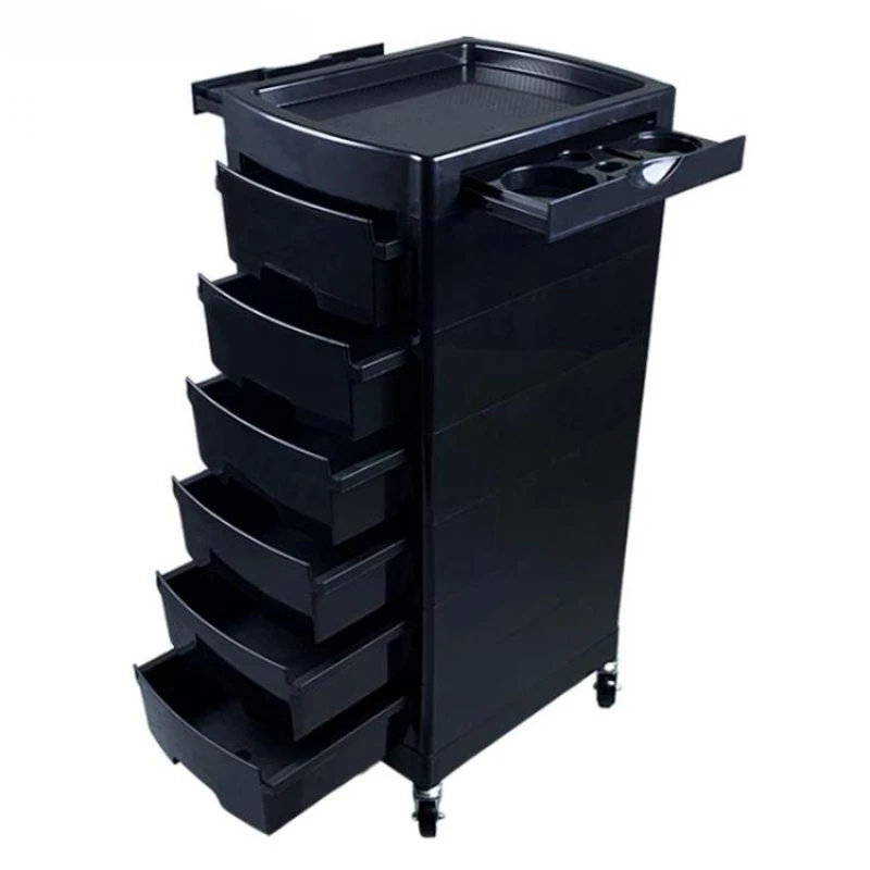 

High-end beauty salon hairdressing supplies barber shop tool cabinet trolley rack hairdressing trolley hair salon tool cart